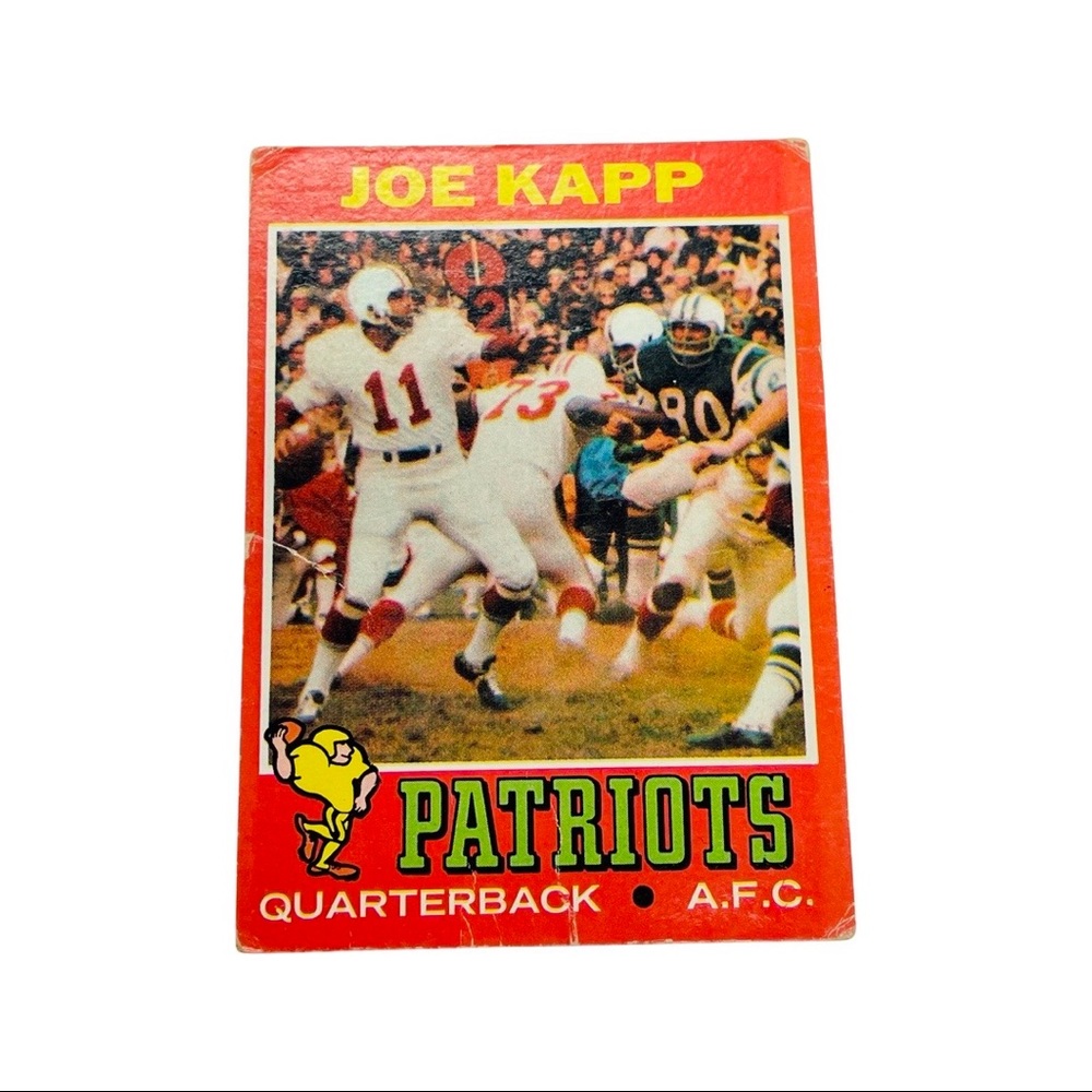 1971 TOPPS #145 JOE KAPP BOSTON PATRIOTS QUARTERBACK